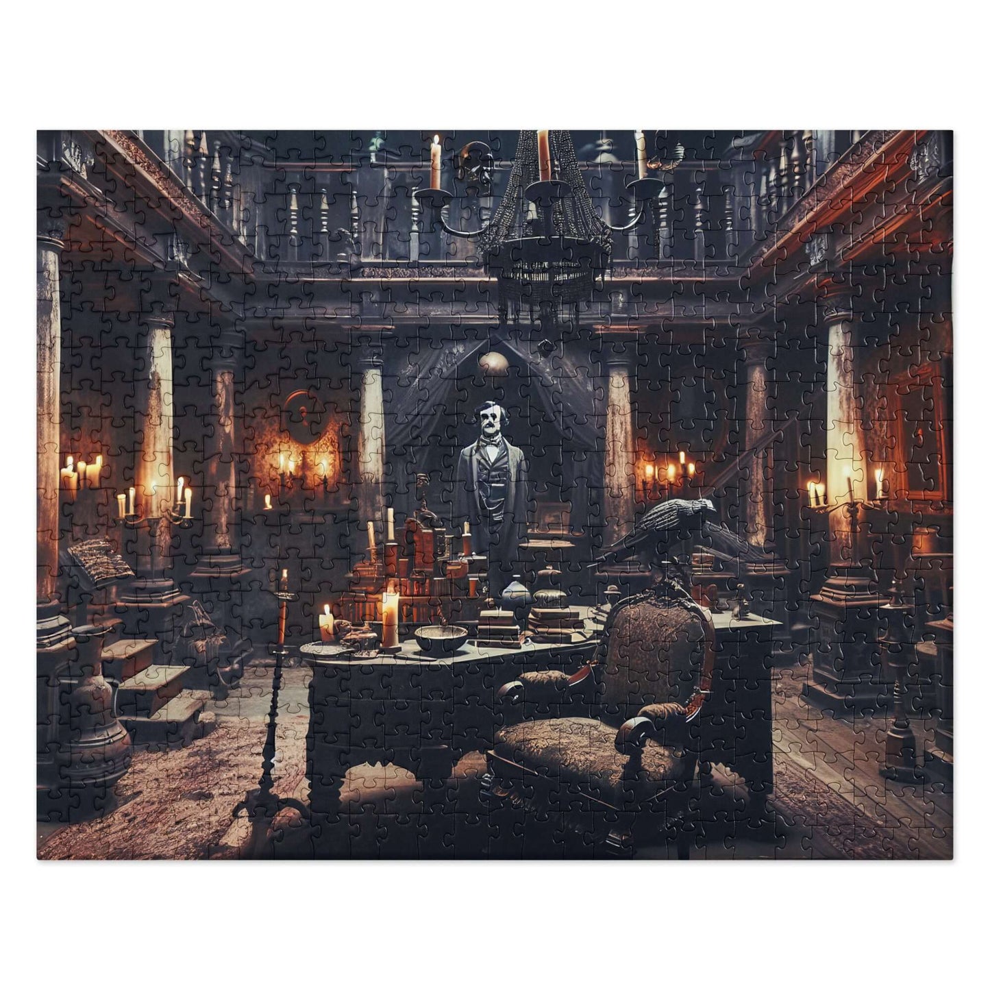 Macabre interior of old haunted house - Jigsaw puzzle