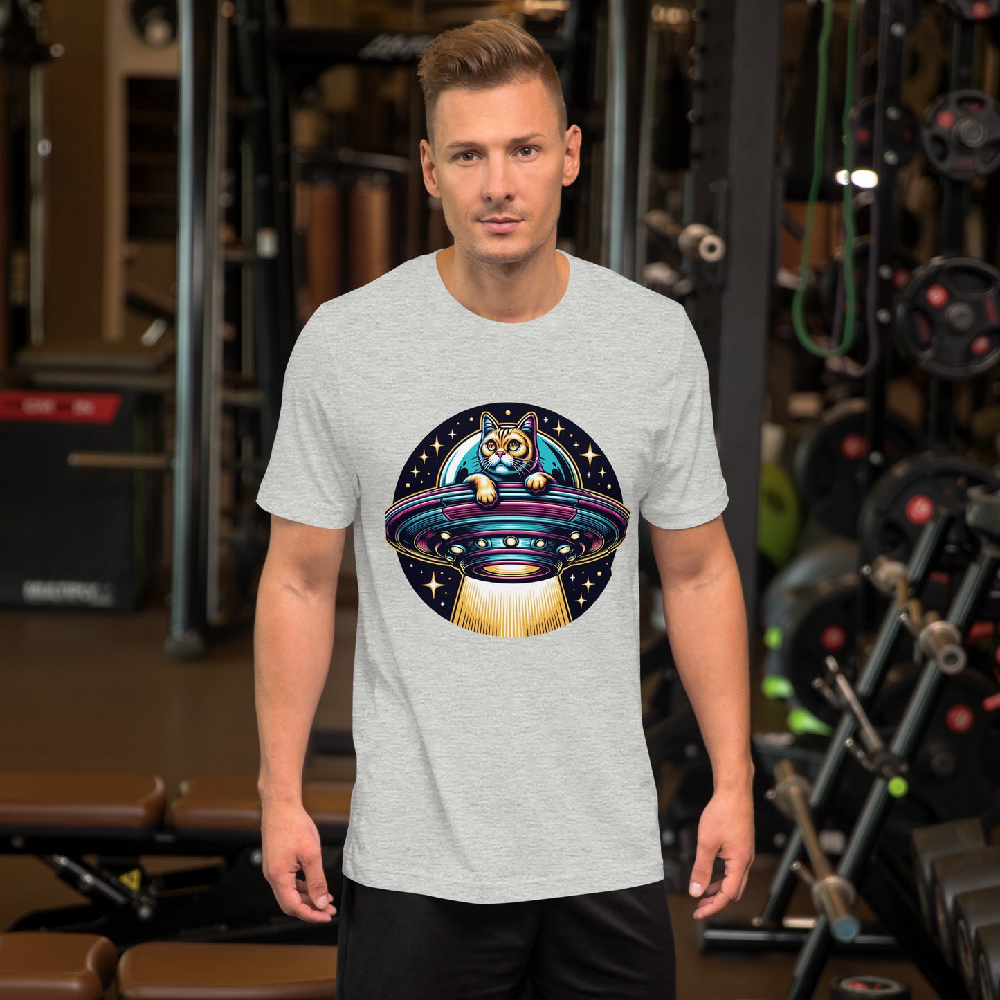 Attack of the UFO Cats - Men's T-Shirt