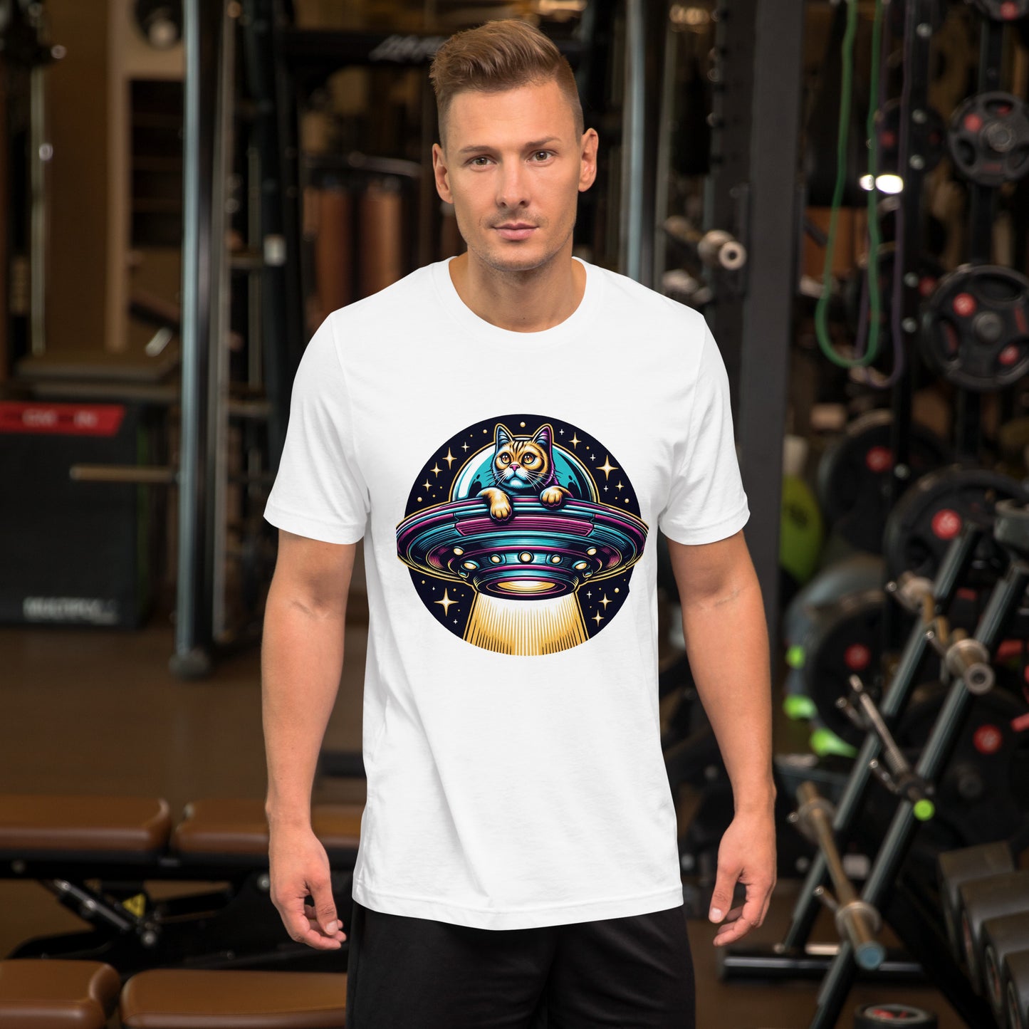 Attack of the UFO Cats - Men's T-Shirt